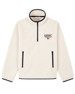 Nautical Polar Quarter Zip - Ecru