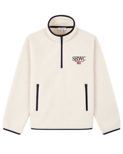 Nautical Polar Quarter Zip - Ecru