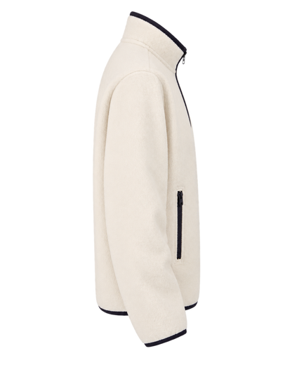 Nautical Polar Quarter Zip - Ecru
