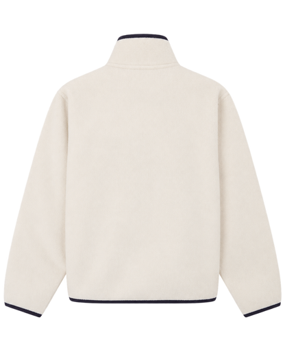Nautical Polar Quarter Zip - Ecru