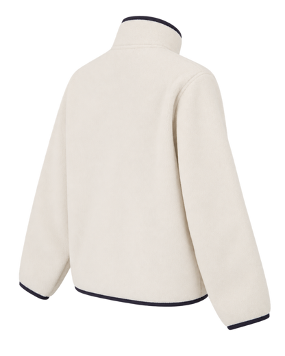 Nautical Polar Quarter Zip - Ecru
