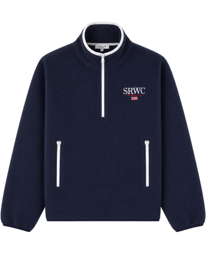 Nautical Polar Quarter Zip - Navy