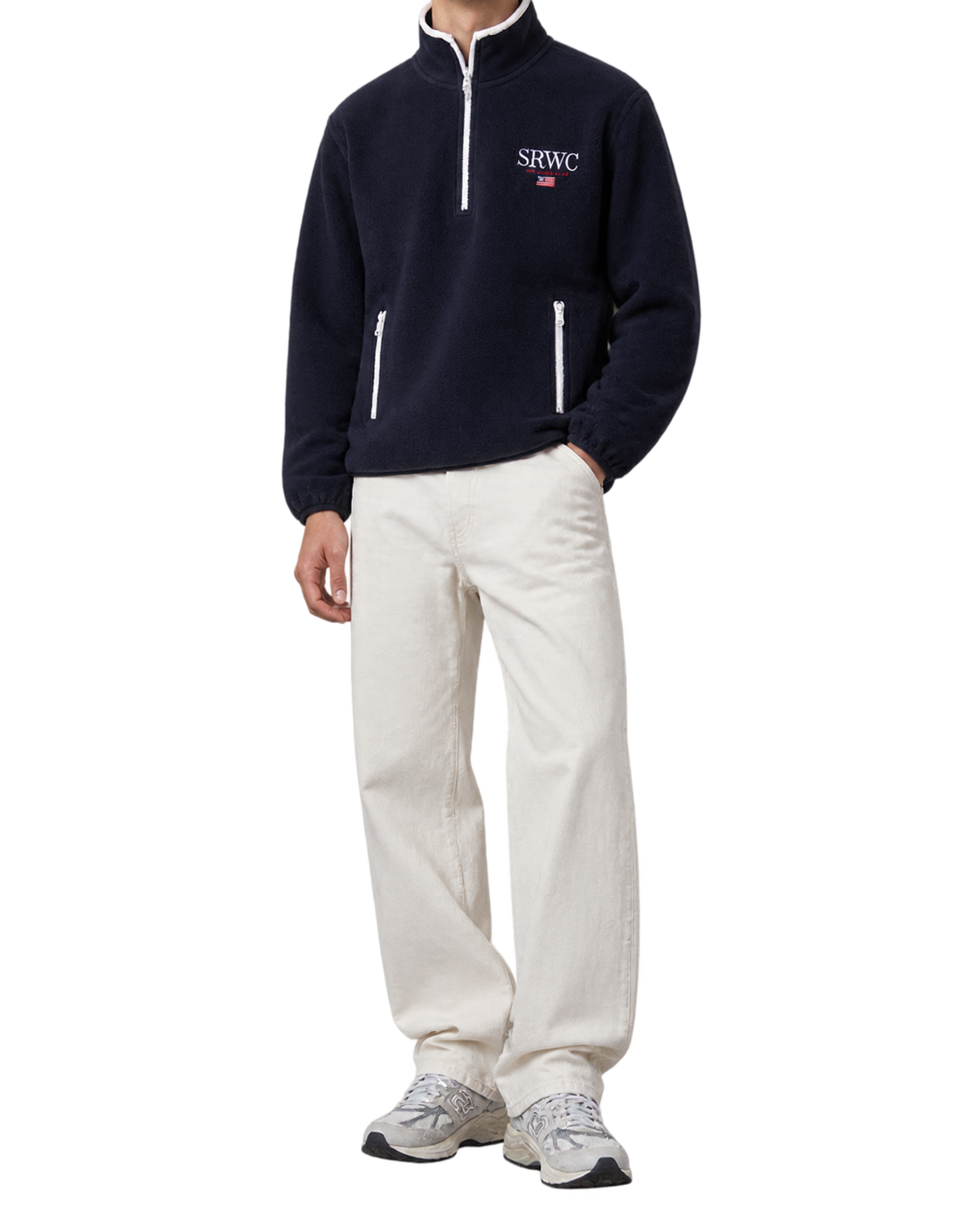 Nautical Polar Quarter Zip - Navy