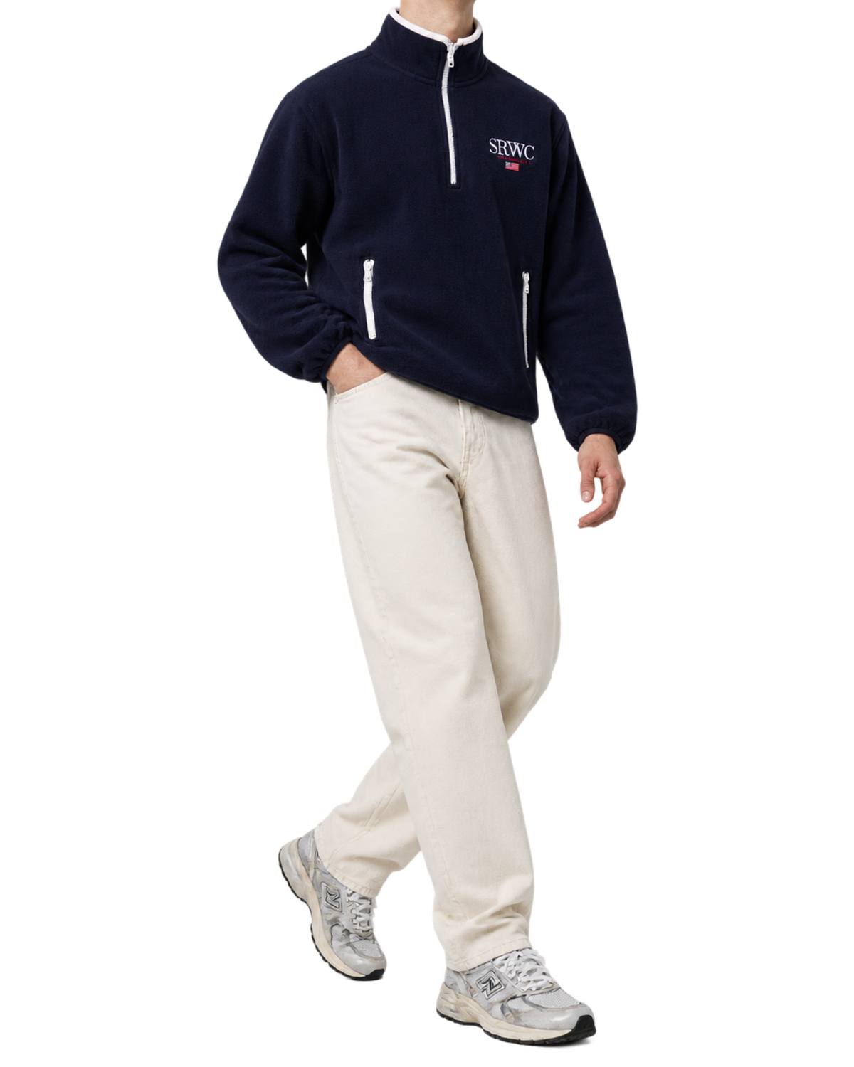 Nautical Polar Quarter Zip - Navy