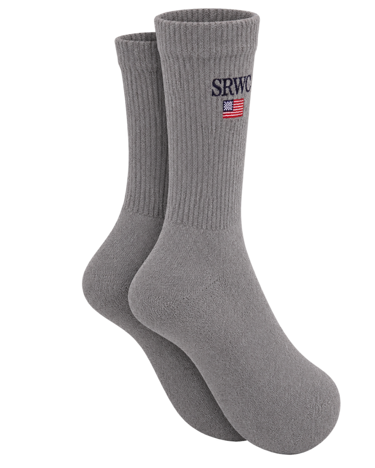 Nautical Socks - Heather Gray/Navy/Ruby/White