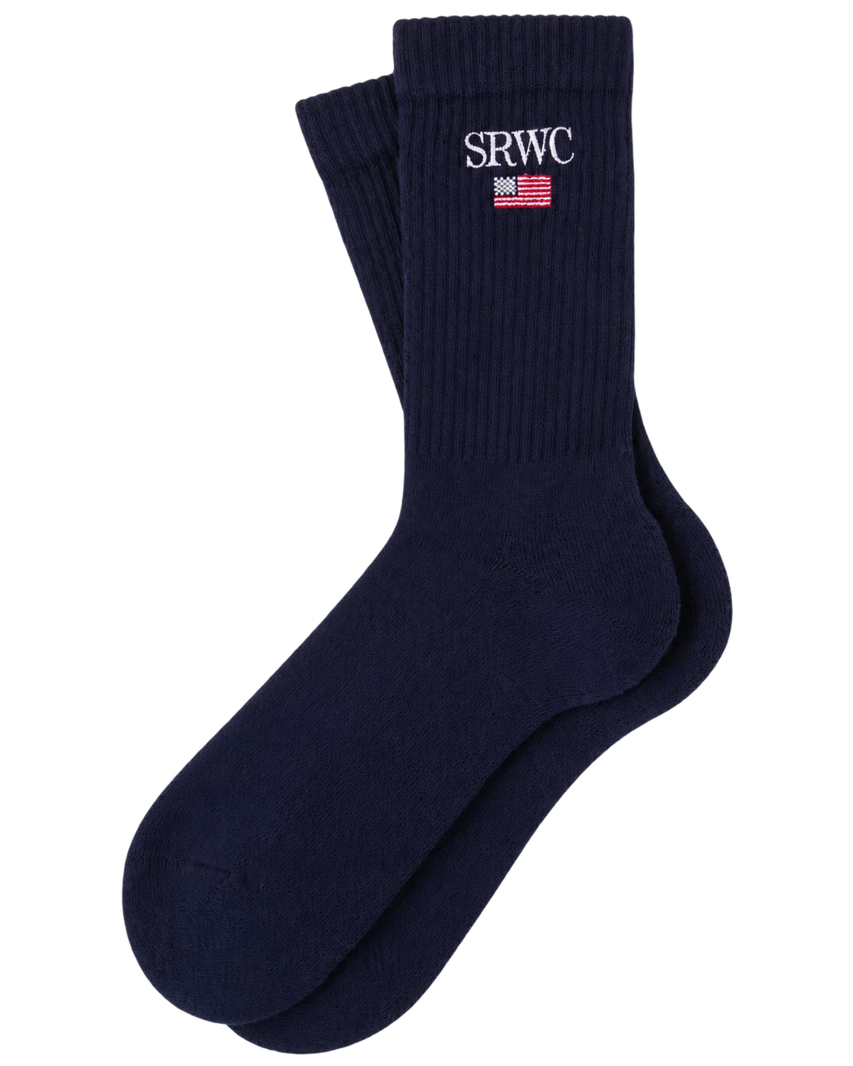 Nautical Socks - Navy/White/Ruby