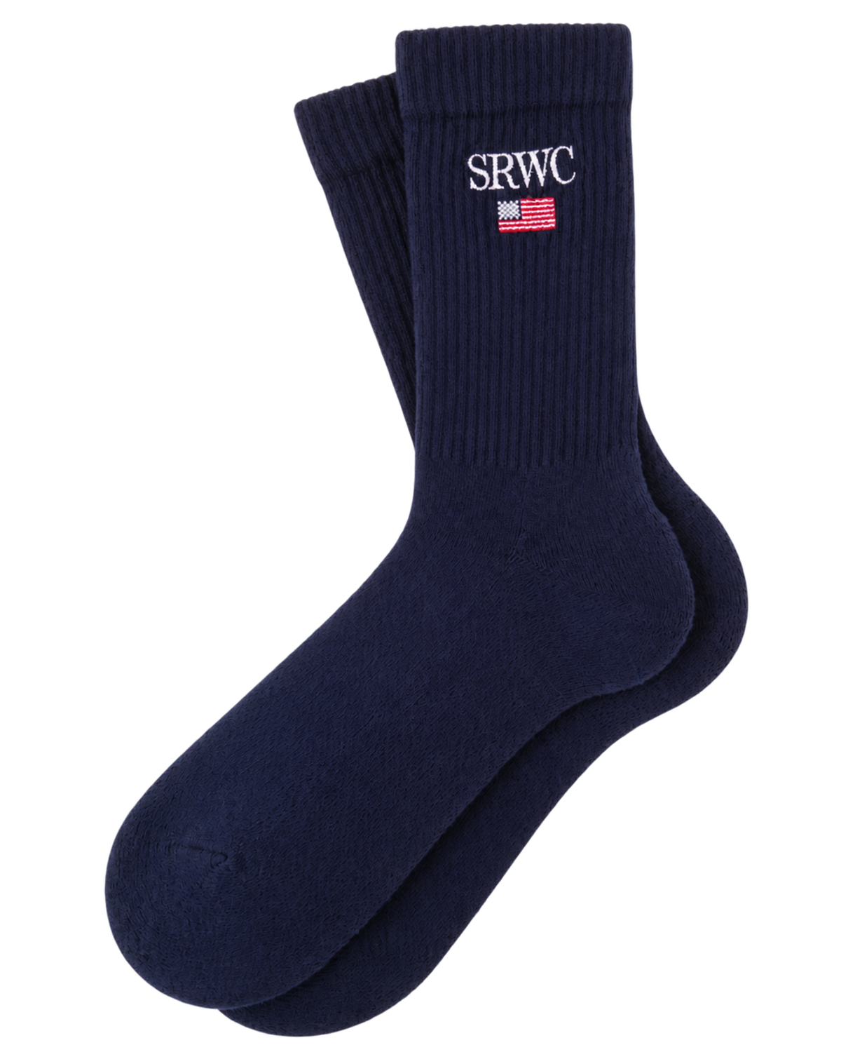Nautical Socks - Navy/White/Ruby