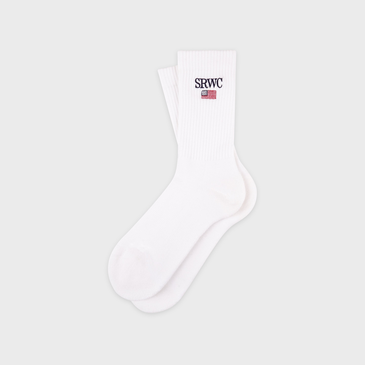 Nautical Socks - White/Navy/Ruby