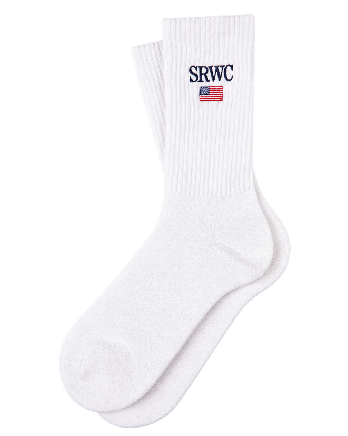 Nautical Socks - White/Navy/Ruby