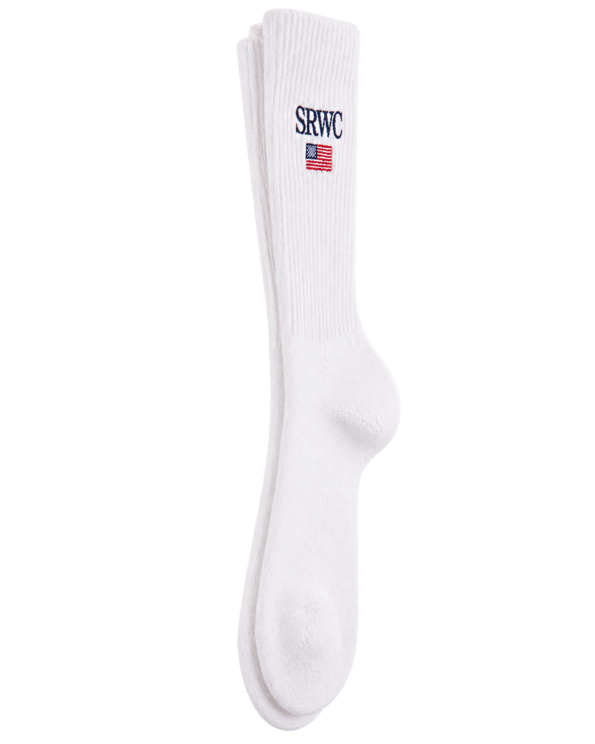 Nautical Socks - White/Navy/Ruby