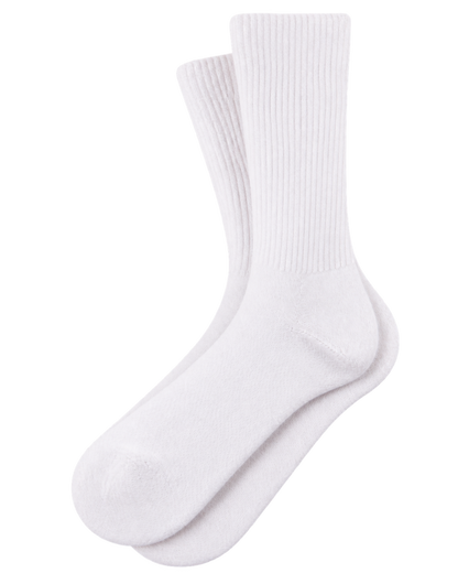 Nautical Socks - White/Navy/Ruby