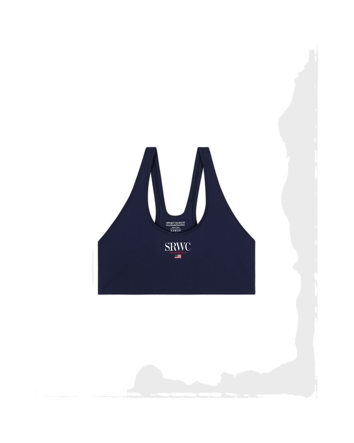 Nautical Sports Bra - Navy