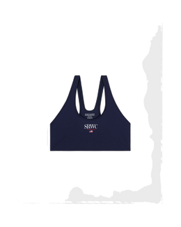 Nautical Sports Bra - Navy