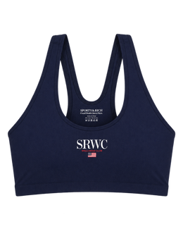 Nautical Sports Bra - Navy