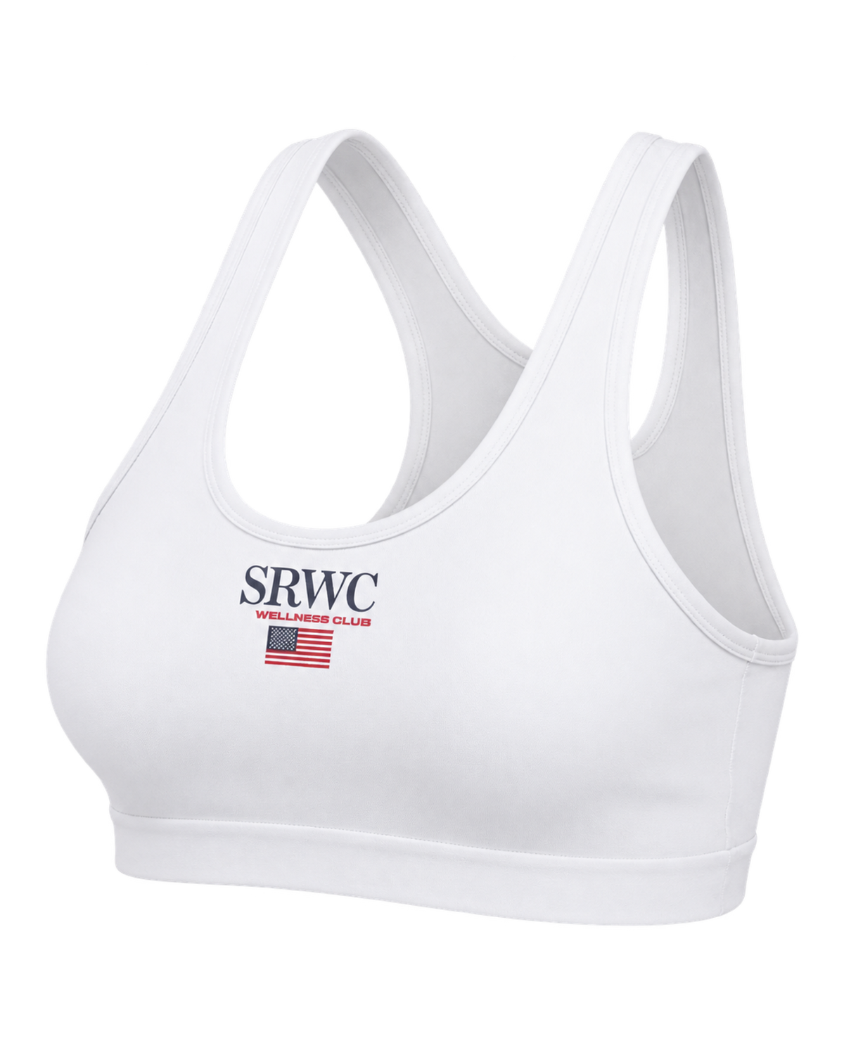 Nautical Sports Bra - White