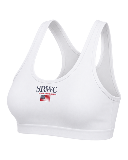 Nautical Sports Bra - White