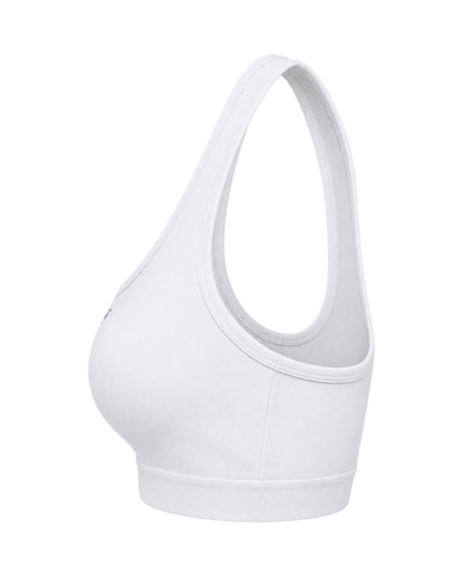 Nautical Sports Bra - White