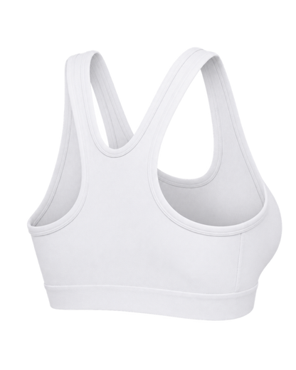 Nautical Sports Bra - White