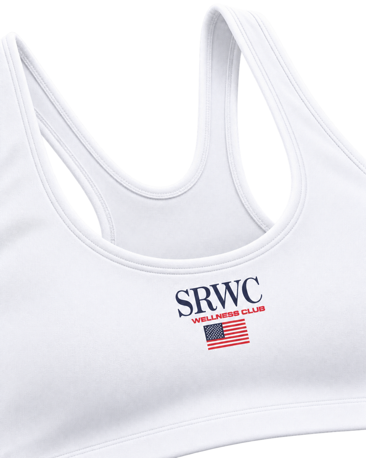 Nautical Sports Bra - White