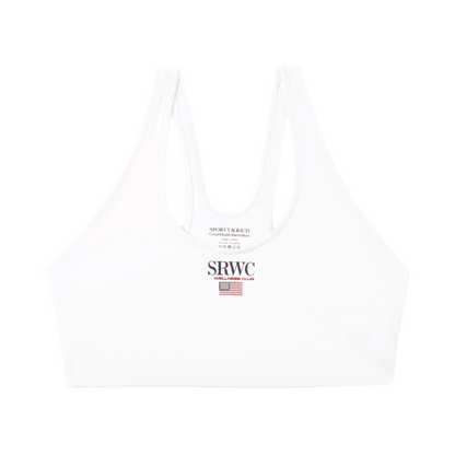 Nautical Sports Bra - White