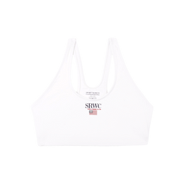Nautical Sports Bra - White