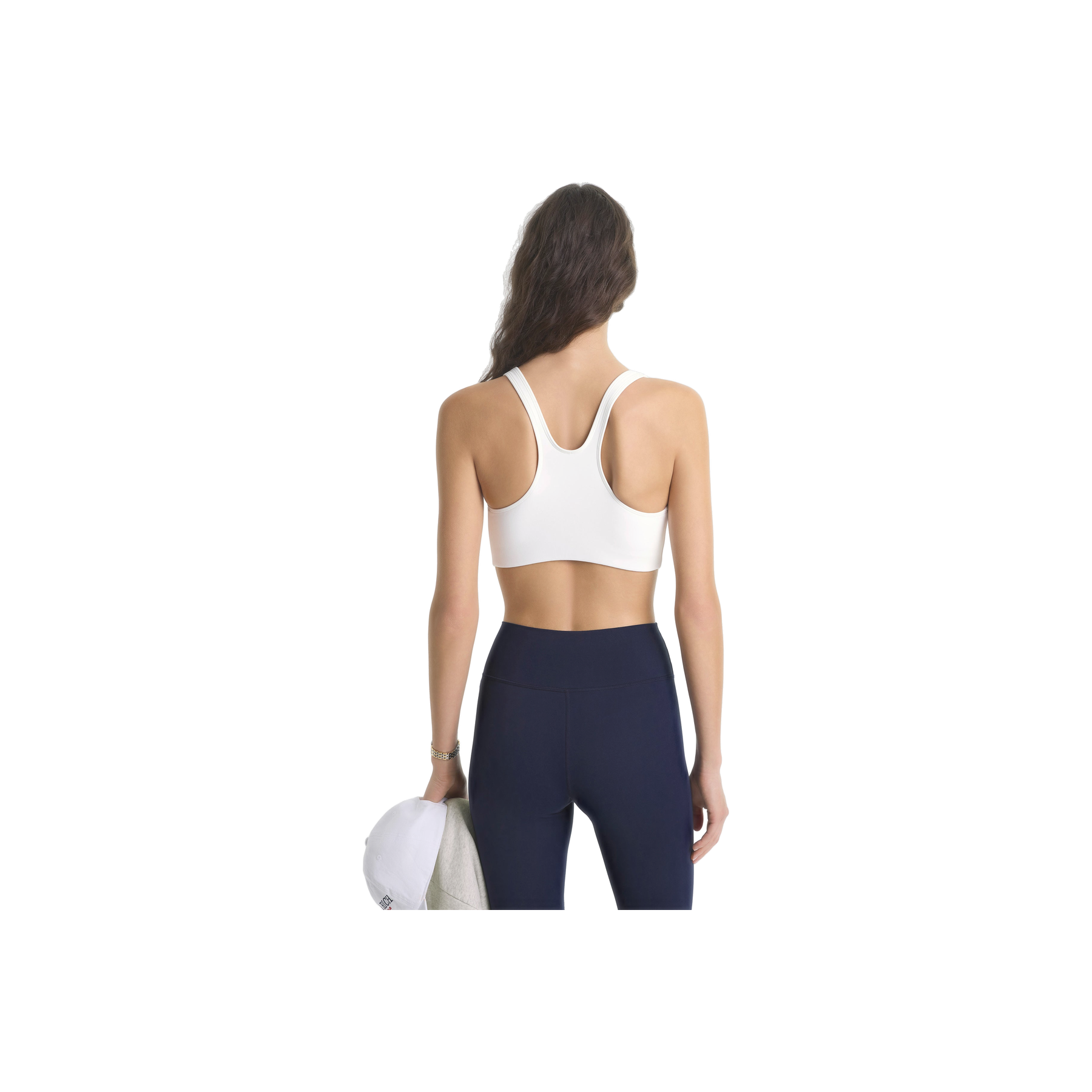 Nautical Sports Bra - White