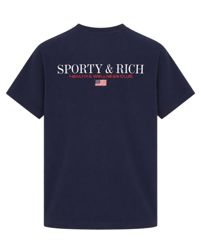 Nautical T-Shirt - Navy/White
