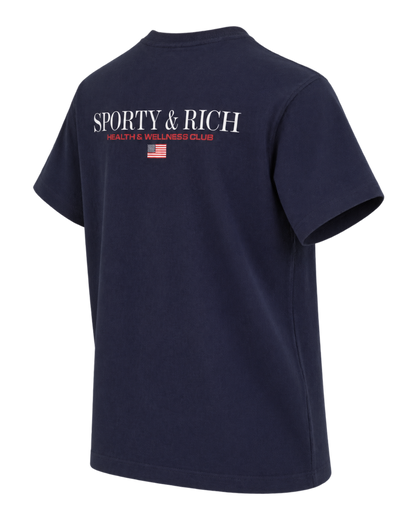 Nautical T-Shirt - Navy/White