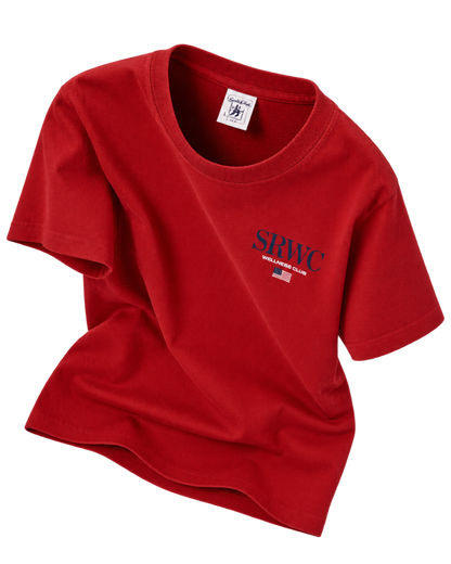 Nautical T-Shirt - Ruby/Navy