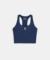 Stamina™ Scoop Neck Race Crop - NY Navy