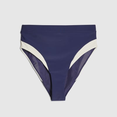 Navy Colour Block High Waisted Shaping Brief