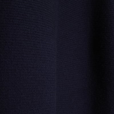 Navy Knitted High Neck jumper