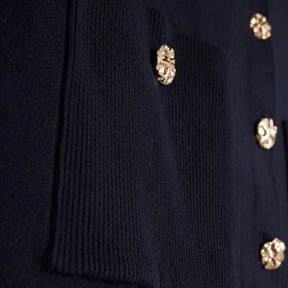 Navy Knitted Waistcoat