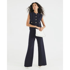 Navy Knitted Waistcoat