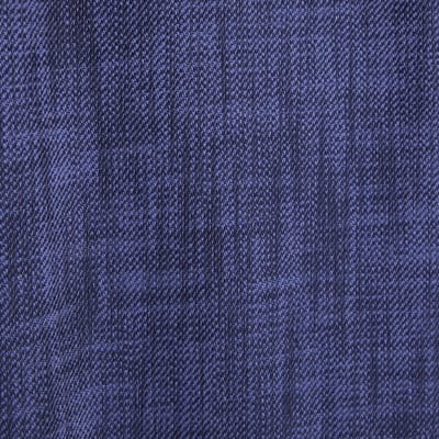 Navy Linen Look Wide Leg Trousers