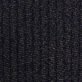 Navy Lurex Ribbed T-Shirt
