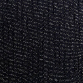 Navy Lurex Ribbed Wide Leg Trousers