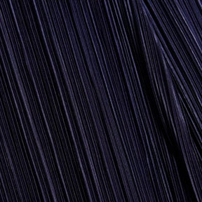 Navy Plisse Wide Leg Trousers