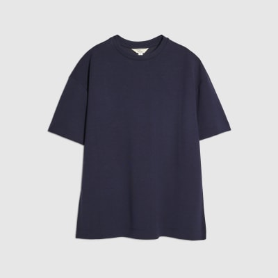 Navy Premium Short Sleeve Oversized T-Shirt