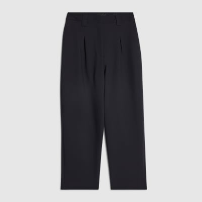 Navy Straight Leg Trousers