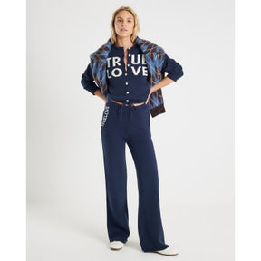 Navy True Love Cardigan Trousers Set