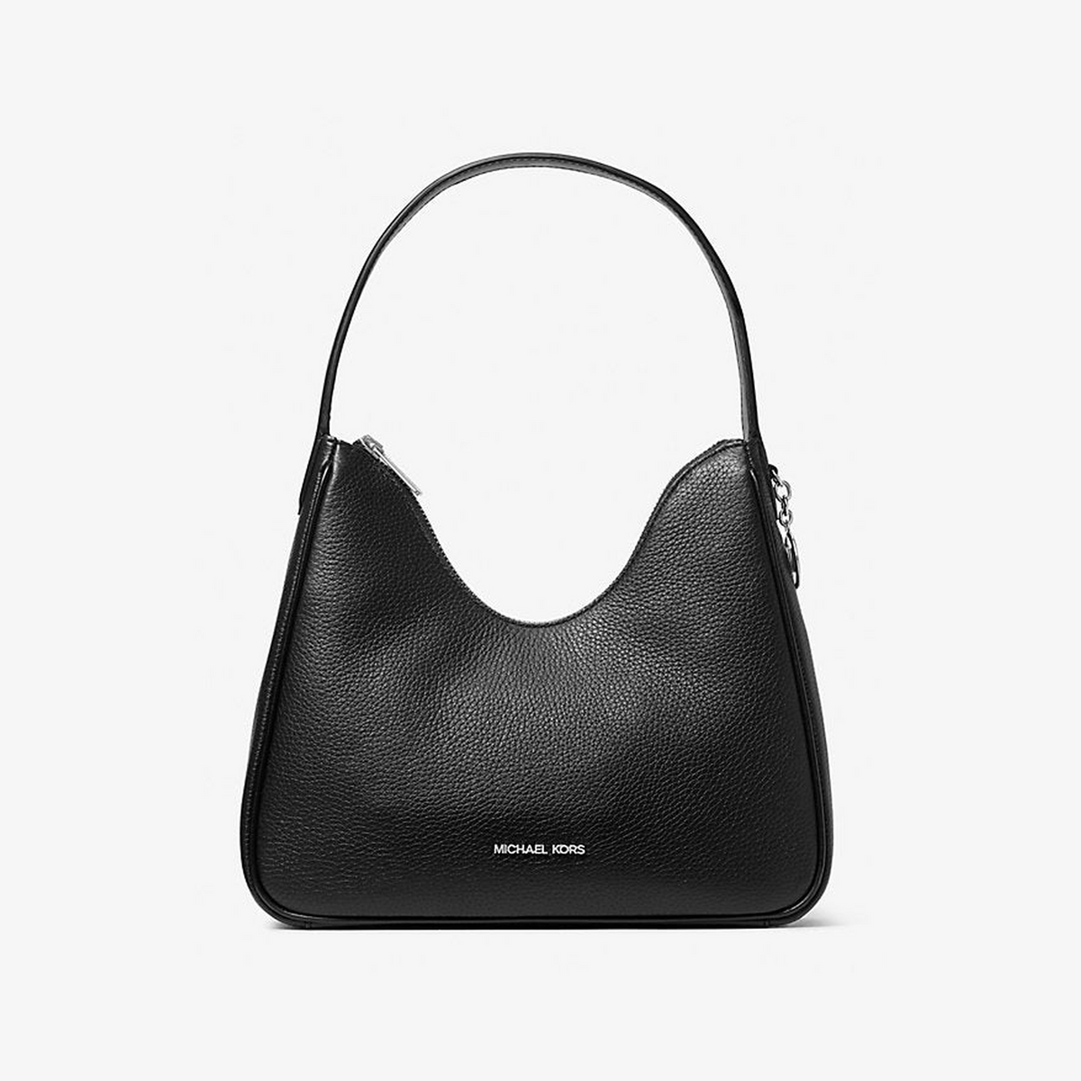Nayla Small Pebbled Leather Hobo Shoulder Bag
