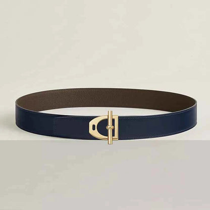 Neo Etrier belt buckle & Reversible leather strap 38 mm