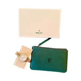 New Rolex Green Submariner Watch Travel Pouch