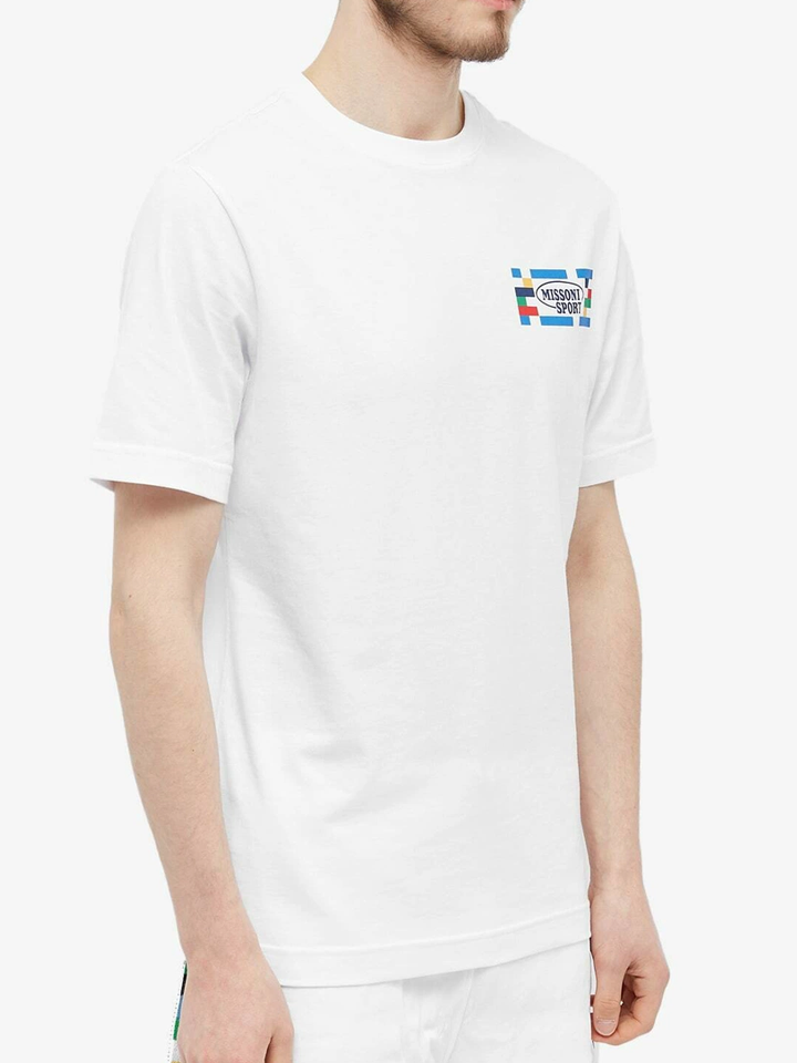 Missoni Sport Small Logo T-Shirt in White