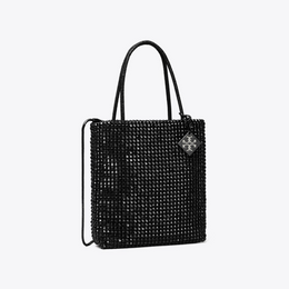 Night Owl Crystal-Embellished Mini Tote
