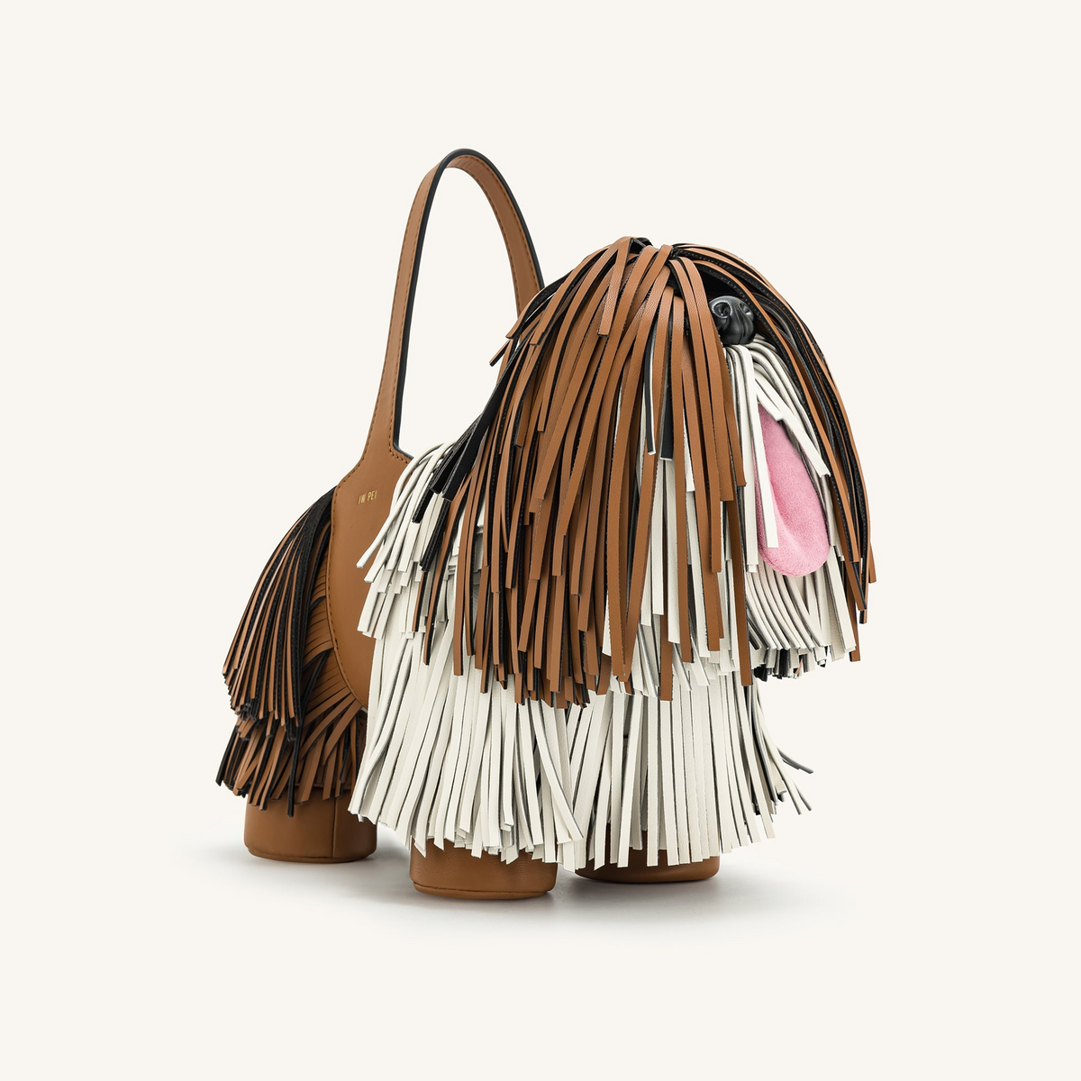Nita Puppy Shape Handbag - Brown