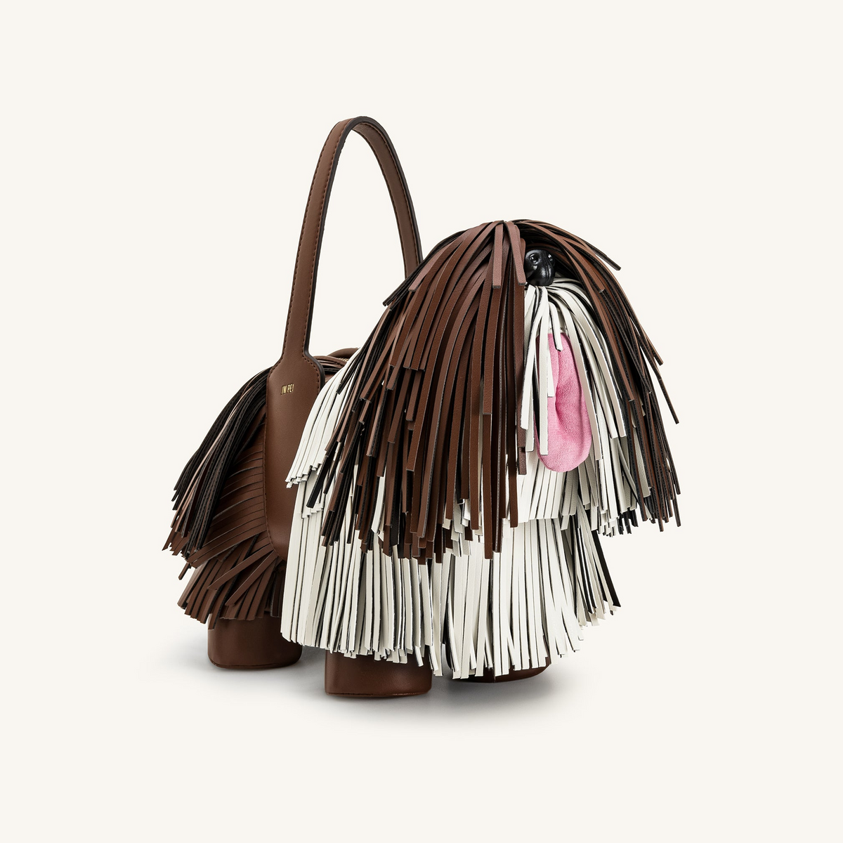 Nita Puppy Shape Handbag - Caramel Brown