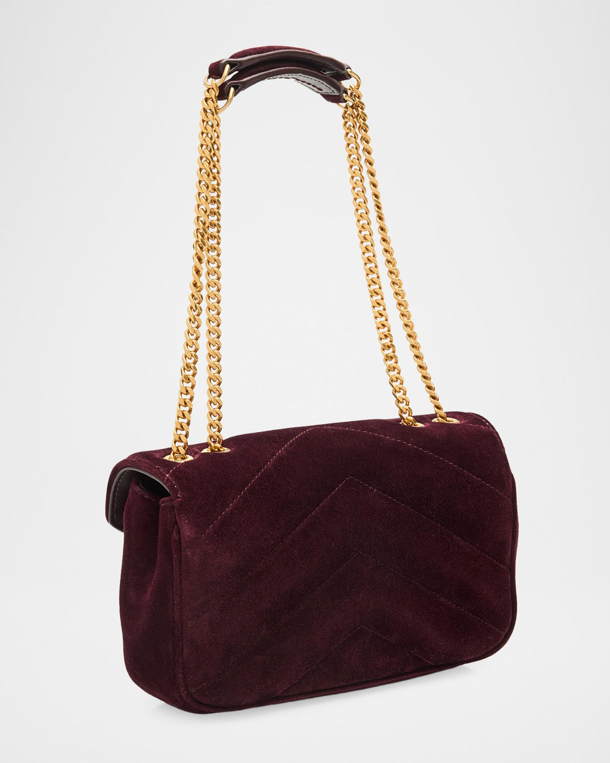 Saint Lauren Maroon Loulou Quilted Leather Shoulder Bag (Copy)