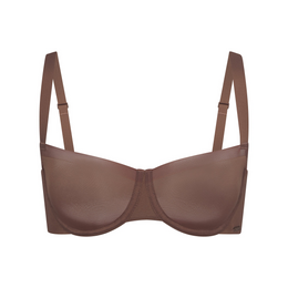 No Show Unlined Balconette Bra